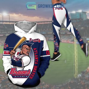 Atlanta Braves Mascot Personalized Hoodie Leggings Set