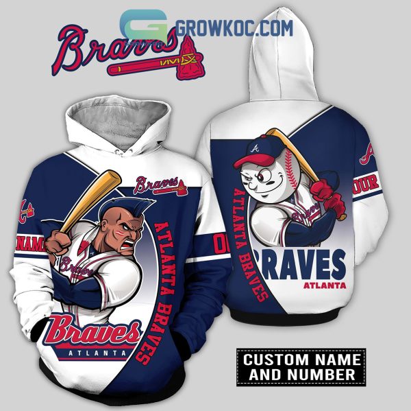 Atlanta Braves Mascot Personalized Hoodie Leggings Set