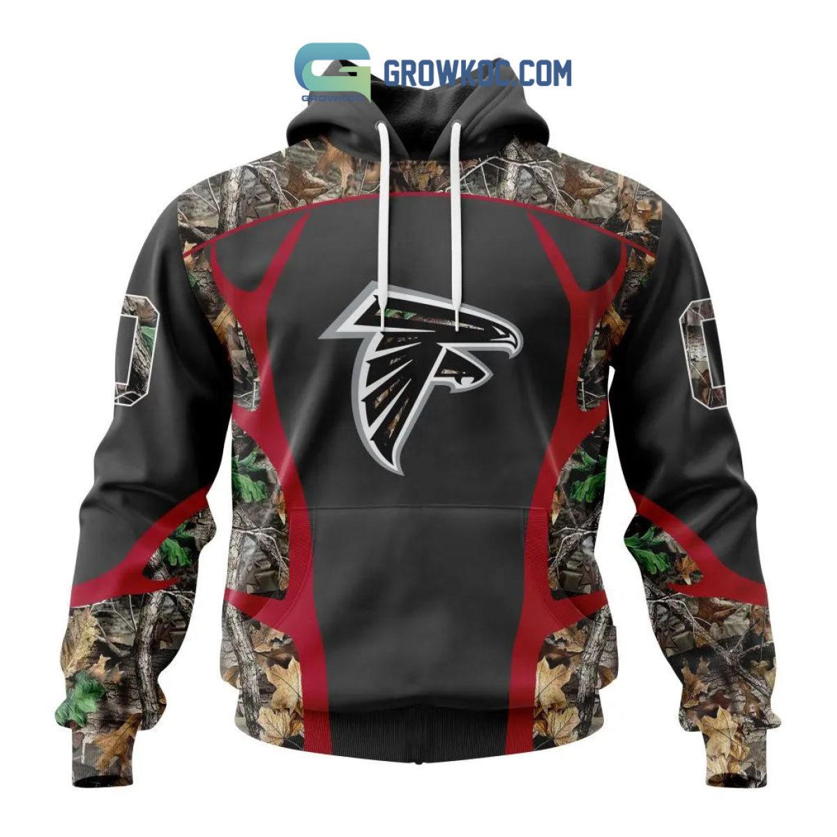 NFL Atlanta Falcons Special Camo Fishing Hoodie Sweatshirt 3D Custom Number  And Name - Freedomdesign