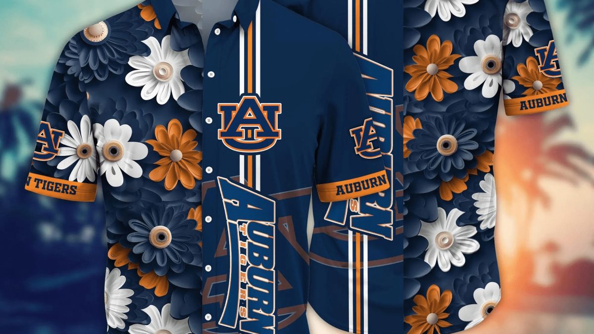 Auburn Tigers Custom Name Hawaii Shirt Summer Button Up Shirt For Men Women