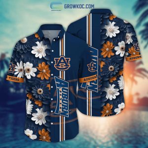 Auburn Tigers NCAA Flower Hawaiian Shirt