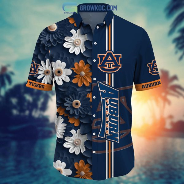 Auburn Tigers NCAA Flower Hawaiian Shirt