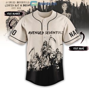 Avenged Sevenfold Falling In Reverse Personalized Baseball Jersey