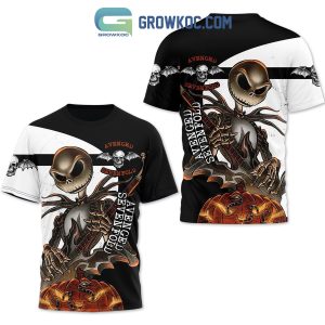 Avenged Sevenfold Mix Jack Skellington Pumpkin Halloween Hoodie T Shirt