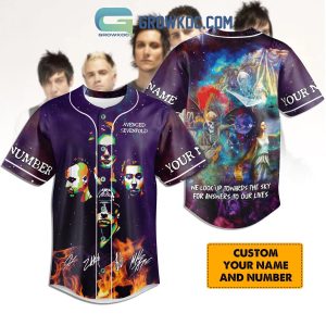 Avenged Sevenfold We Look Up Towards The Sky For Answers To Out Lives Personalized Baseball Jersey