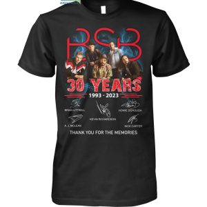 Backstreetboys 30 Years 1993 2023 Memories T Shirt