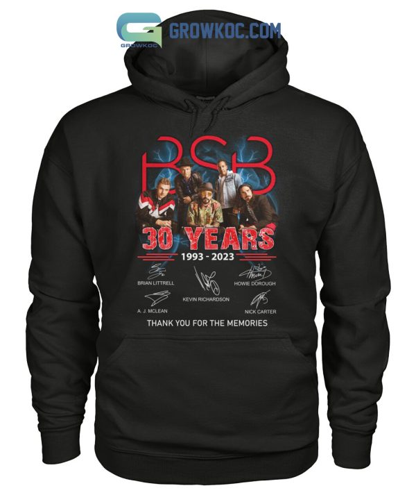 Backstreetboys 30 Years 1993 2023 Memories T Shirt