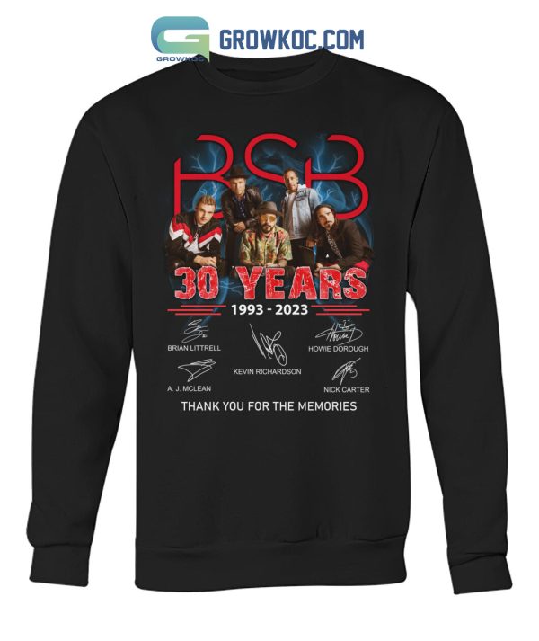 Backstreetboys 30 Years 1993 2023 Memories T Shirt