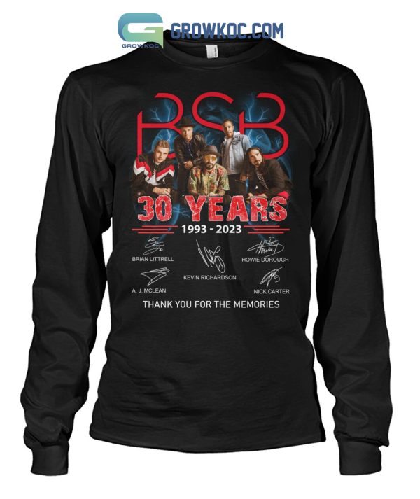 Backstreetboys 30 Years 1993 2023 Memories T Shirt