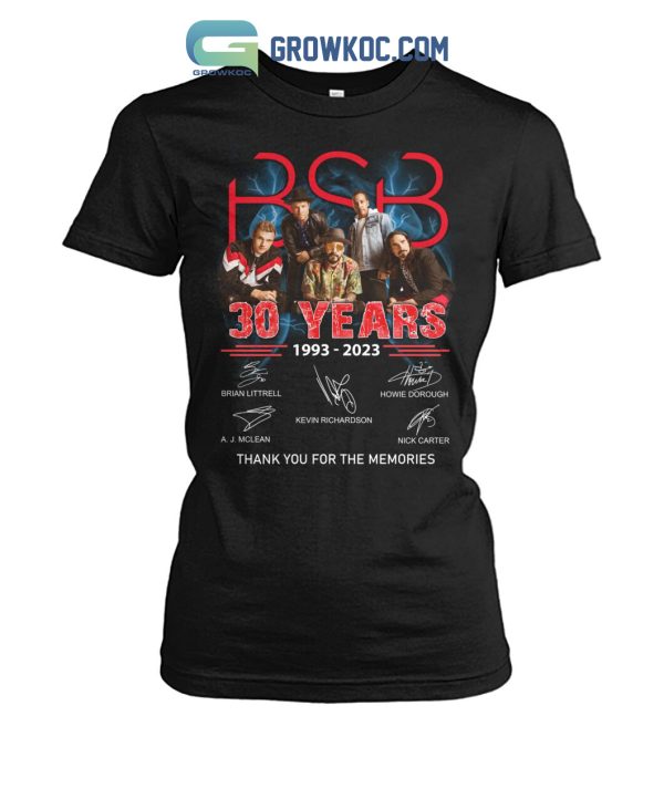 Backstreetboys 30 Years 1993 2023 Memories T Shirt