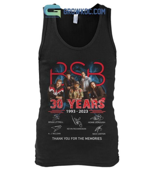 Backstreetboys 30 Years 1993 2023 Memories T Shirt