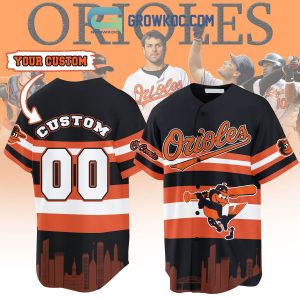 Baltimore Oriloes MLB Home Kit Personalized Baseball Jersey