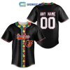 Atlanta Braves MLB Fearless Against Autism Personalized Baseball Jersey