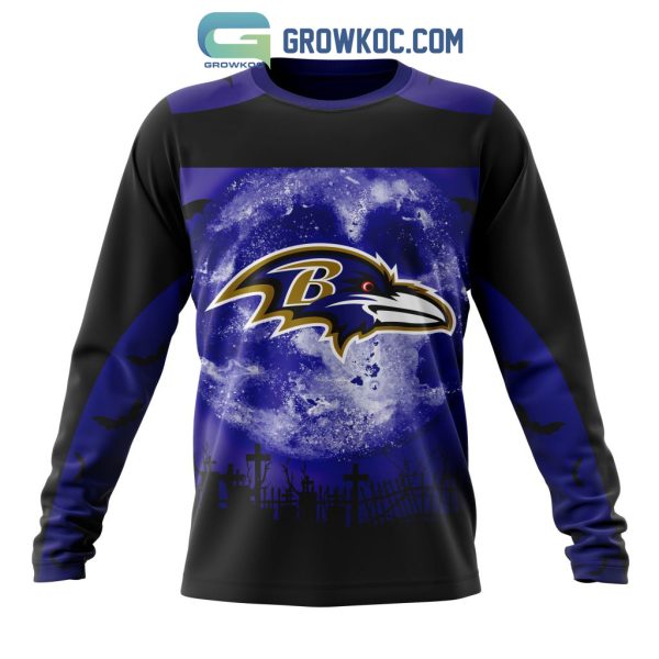 Baltimore Ravens NFL Special Halloween Night Concepts Kits Hoodie T Shirt