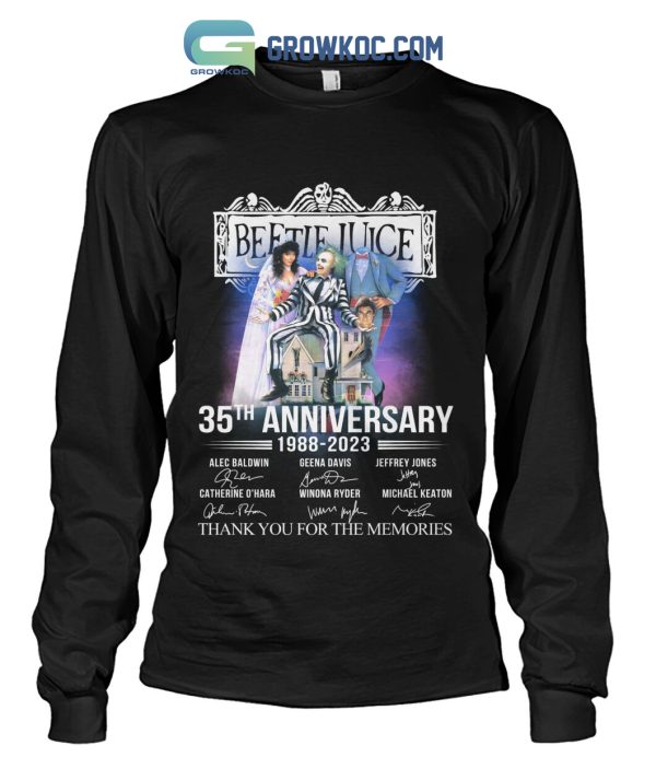 Beetle Juice 35th Anniversary 1988 2023 Memories T Shirt
