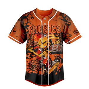 Blink 182 Catching Things And Eating Their Insides Halloween Personalized Baseball Jersey