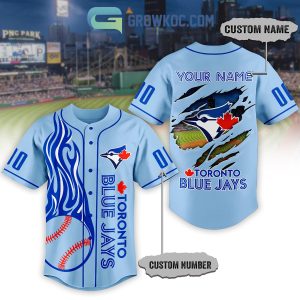 Blue Jays Toronto MLB Personalized Baseball Jersey