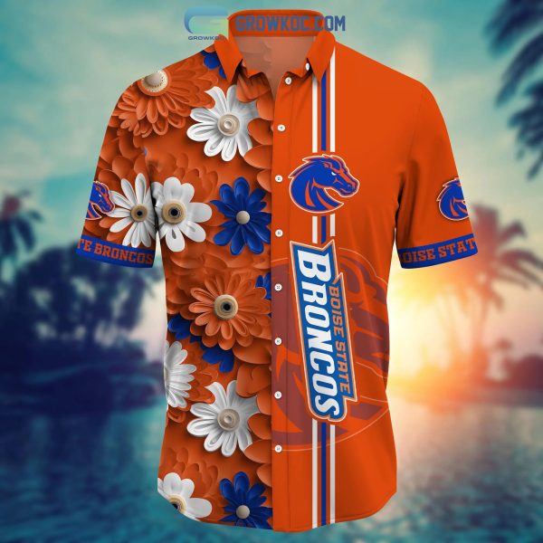 Boise State Broncos NCAA Flower Hawaiian Shirt