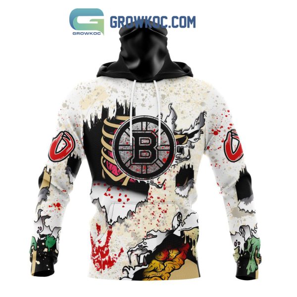 Boston Bruins NHL Special Zombie Style For Halloween Hoodie T Shirt