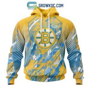 Boston Bruins NHL Specialized Design Fearless Against Childhood Cancers