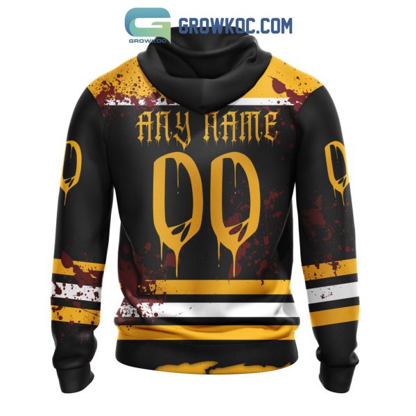 Boston Bruins Specialized Design Jersey With Your Ribs For Halloween Hoodie T Shirt