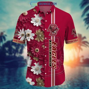 Boston College Eagles NCAA Flower Hawaiian Shirt