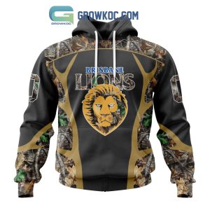 Brisbane Lions AFL Special Camo Hunting Personalized Hoodie T Shirt