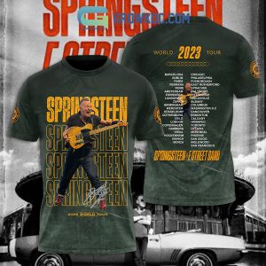 Bruce Springsteen & Estreet Band World Tour 2023 Hoodie T Shirt