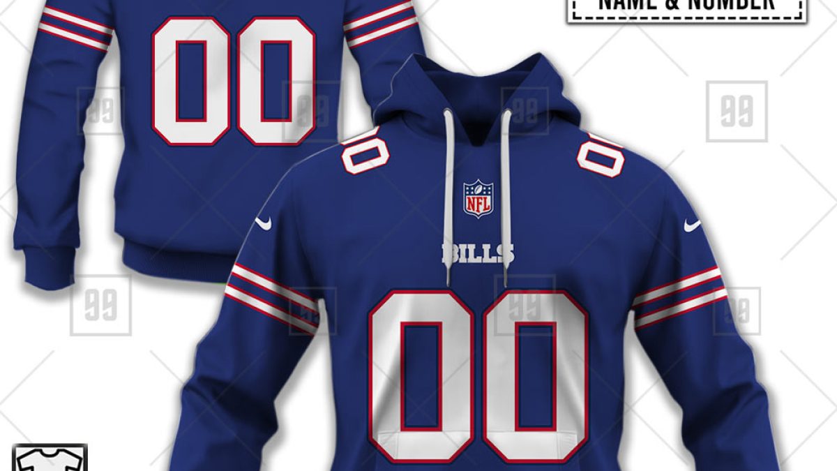 Buffalo Bills NFL Personalized Home Jersey Hoodie T Shirt - Growkoc