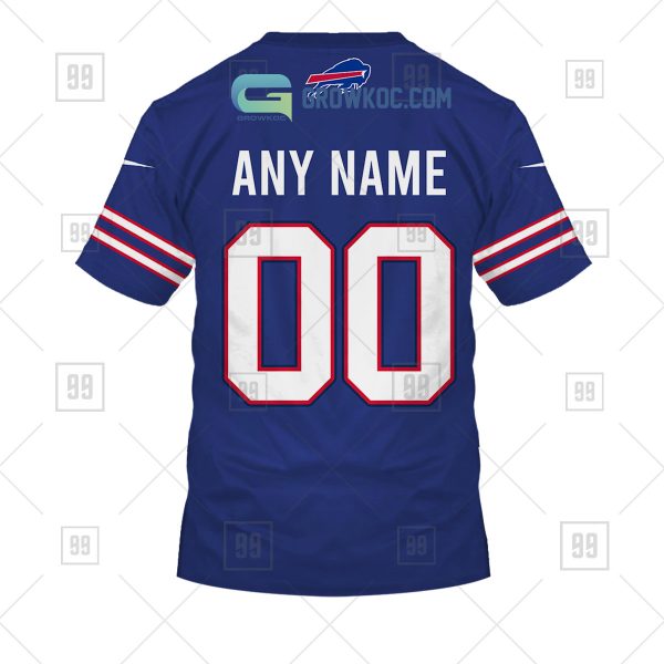 Buffalo Bills NFL Personalized Home Jersey Hoodie T Shirt