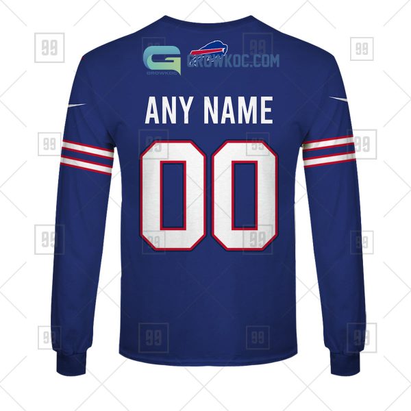 Buffalo Bills NFL Personalized Home Jersey Hoodie T Shirt