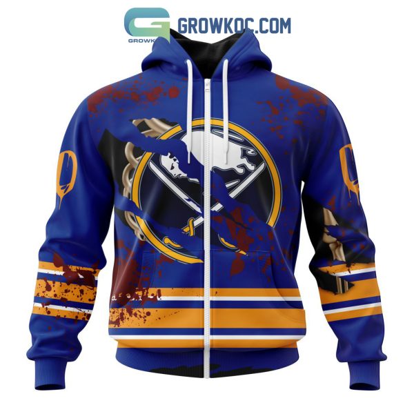 Buffalo Sabres NHL Special Design Jersey With Your Ribs For Halloween Hoodie T Shirt