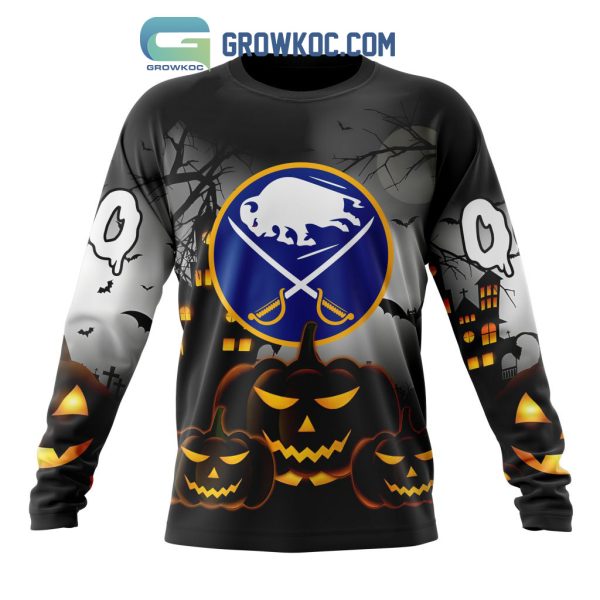 Buffalo Sabres NHL Special Pumpkin Halloween Night Hoodie T Shirt