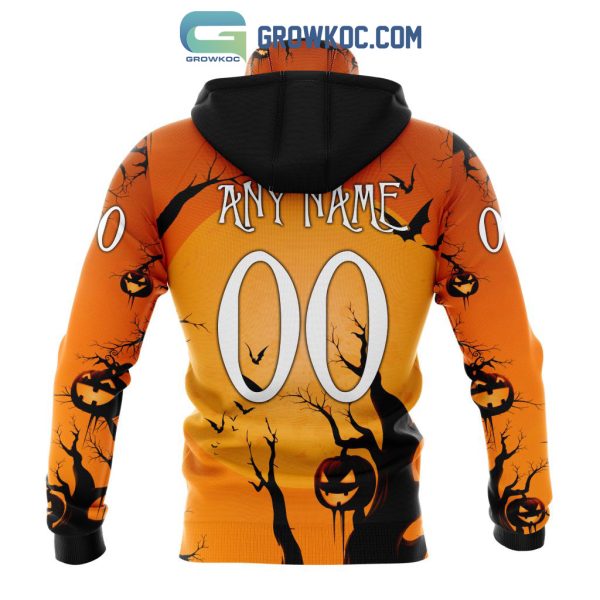 Calgary Flames NHL Special Jack Skellington Halloween Concepts Hoodie T Shirt