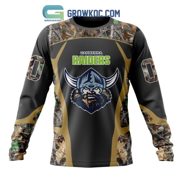 Canberra Raiders NRL Special Camo Hunting Personalized Hoodie T Shirt