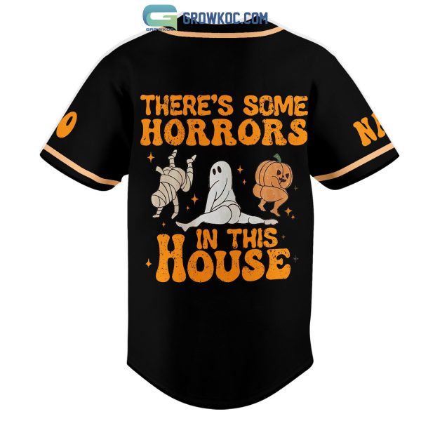 Cardi B There’s Some Horrors In This House Halloween Personalized Baseball Jersey