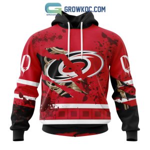 NHL Carolina Hurricanes Personalized Collab With Kiss Band Hoodie T Shirt -  Growkoc