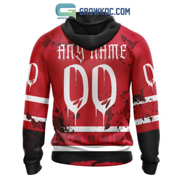 Carolina Hurricanes NHL Special Design Jersey With Your Ribs For Halloween Hoodie T Shirt