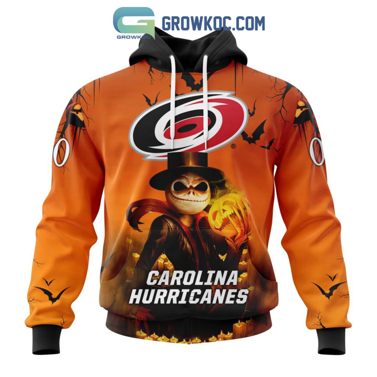 NHL Carolina Hurricanes Special Skeleton Costume For Halloween