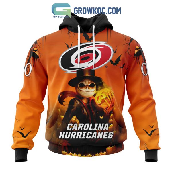 Carolina Hurricanes NHL Special Jack Skellington Halloween Concepts Hoodie T Shirt