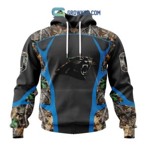Carolina Panthers Marine Camo Veteran Personalized Hoodie Shirts