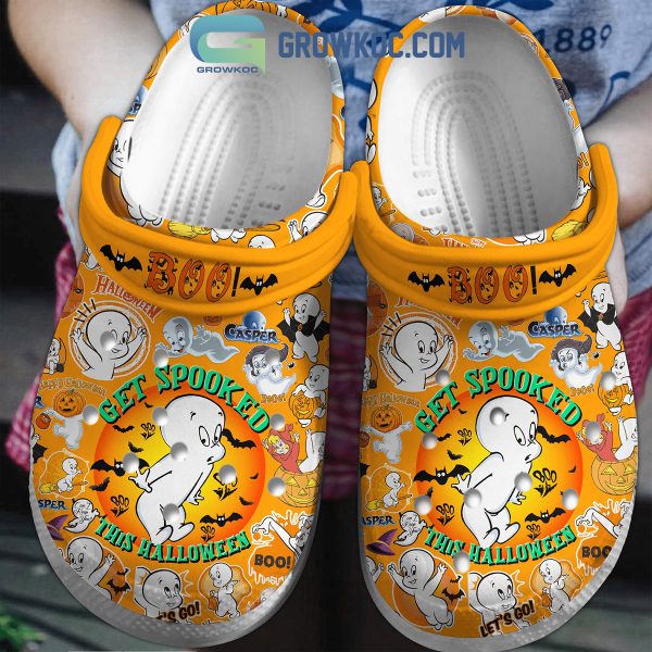 Casper Disney Boo Get Spooked This Halloween Orange Design Clogs Crocs