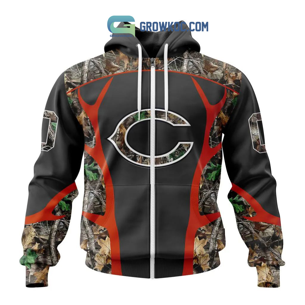 Chicago Bears NFL Special Camo Hunting Personalized Hoodie T Shirt - Growkoc