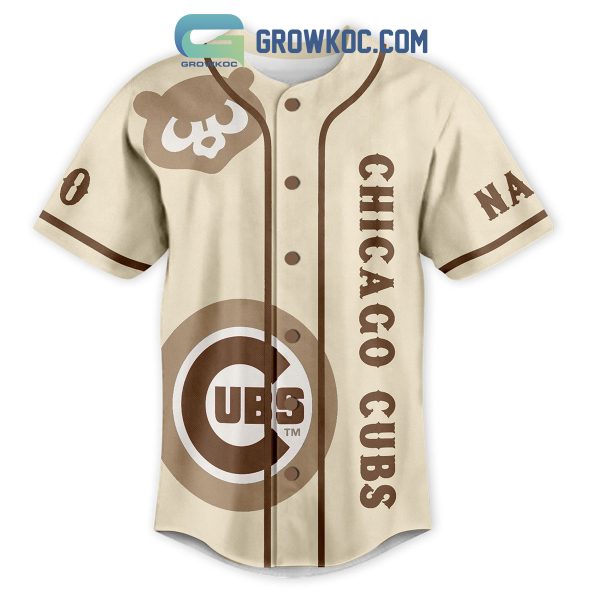 Chicago Cubs Fly The W Palomino Styles Personalized Baseball Jersey