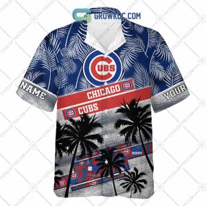 Chicago Cubs MLB Personalized Palm Tree Hawaiian Shirt