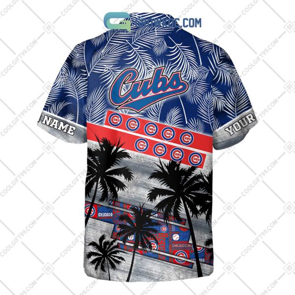 Chicago Cubs MLB Personalized Palm Tree Hawaiian Shirt