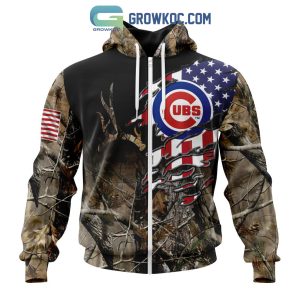 Chicago Cubs MLB Special Camo Realtree Hunting Hoodie T Shirt