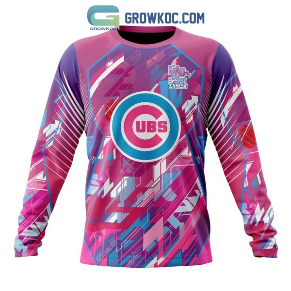 Chicago Cubs Mlb Special Design I Pink I Can! Fearless Against Breast Cancer Hoodie T Shirt