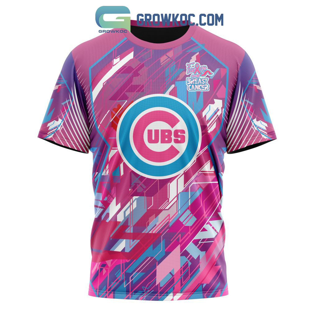 Chicago Cubs Mix Grateful Dead Mlb Special Design I Pink I Can! Fearless  Against Breast Cancer - Growkoc
