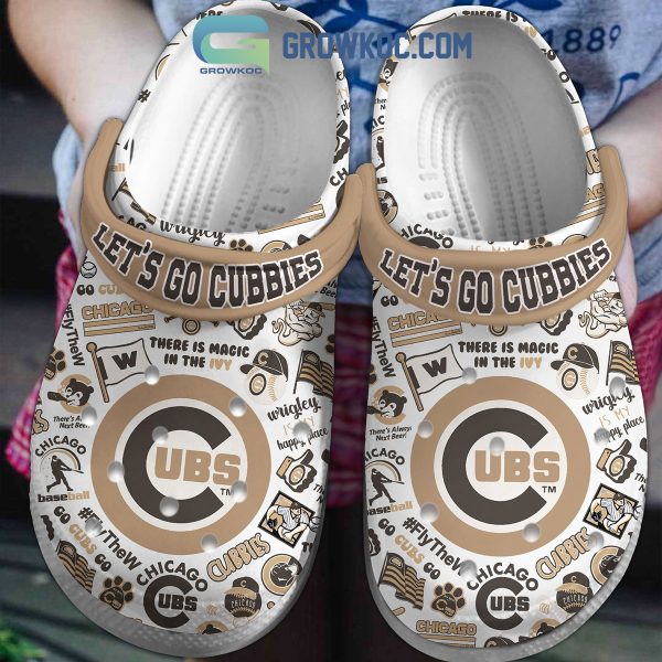 Chicago Cubs There Is Magic In The Ivy Go Cubs Go Palomino Styles Clogs Crocs